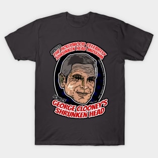 The Hollywood Celebrity Shrunken Head Museum - George Clooney T-Shirt